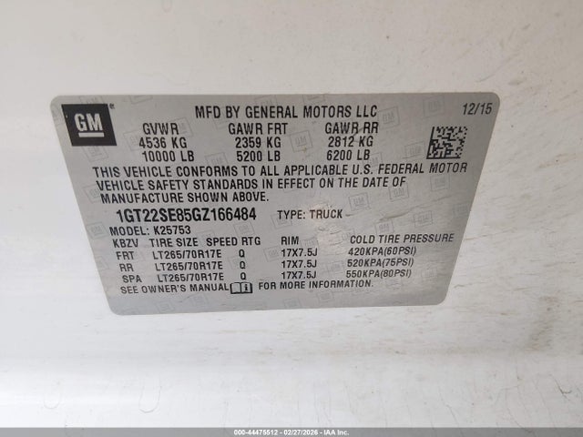 GMC Sierra 2500hd Sle 2016 1GT22SE85GZ166484 Image 9
