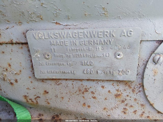 Aukcja sprzedaży 1965 Volkswagen Beetle, vin: 115143945, numer aukcji: 44475523