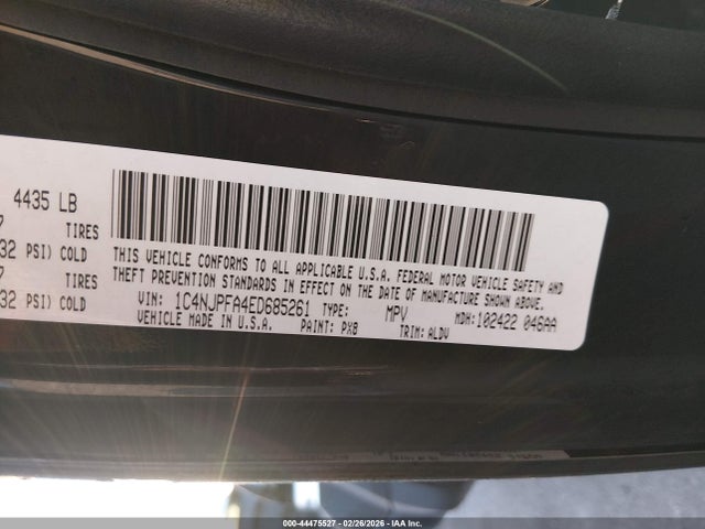 Jeep Patriot High Altitude 2014 1C4NJPFA4ED685261 Image 9