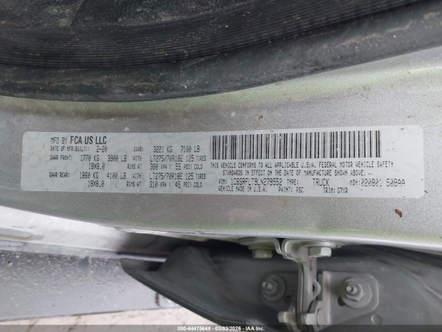 2020 RAM 1500 1C6SRFLT9LN279552 Photo 8