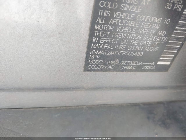 KNMAT2MTXFP505488 Nissan ROGUE SV