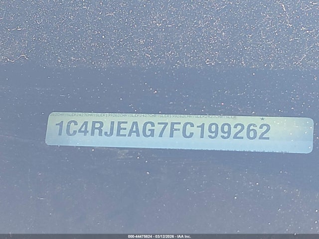 44475824 :رقم المزاد ، 1C4RJEAG7FC199262 vin ، 2015 Jeep Grand Cherokee Altitude مزاد بيع