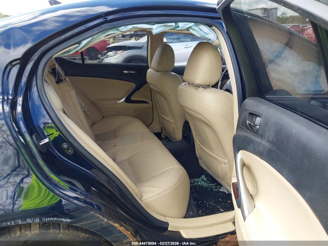 44475894 :رقم المزاد ، JTHBK262285060303 vin ، 2008 Lexus Is 250 مزاد بيع