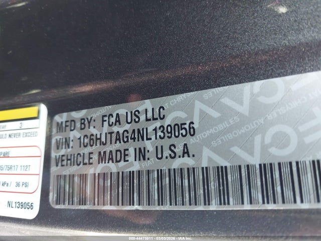 1C6HJTAG4NL139056 Jeep Gladiator Sport 4x4