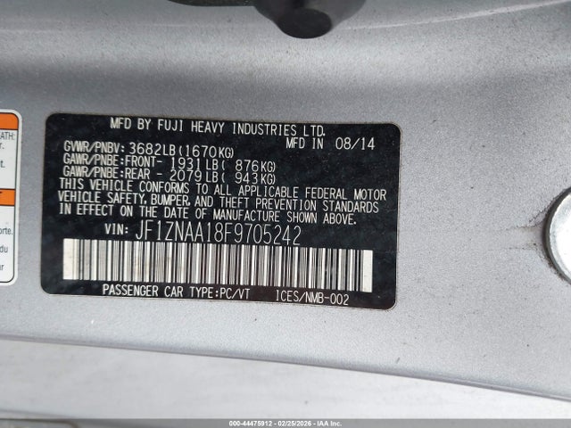 2015 SCION FR-S JF1ZNAA18F9705242 Photo 8