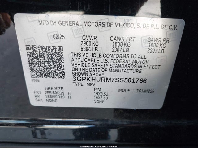 Honda Prologue Ex 2025 3GPKHURM7SS501766 Image 9