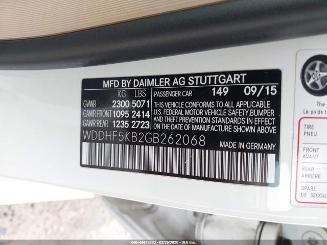 Продаж на аукціоні авто 2016 Mercedes-benz E 350, vin: WDDHF5KB2GB262068, номер лоту: 44475993