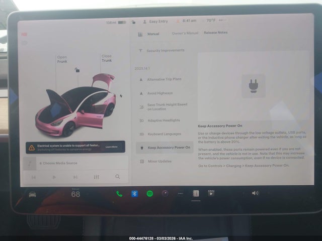 Aukcja sprzedaży 2021 Tesla Model 3 Standard Range Plus Rear-wheel Drive, vin: 5YJ3E1EA1MF100346, numer aukcji: 44476128