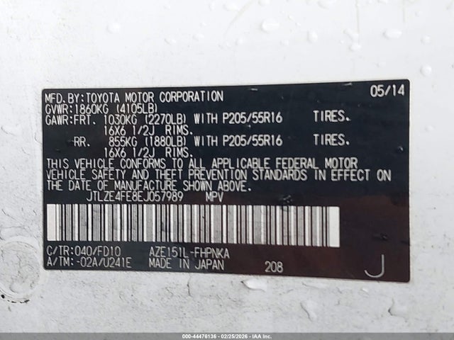 Scion XB 2014 JTLZE4FE8EJ057989 Image 9