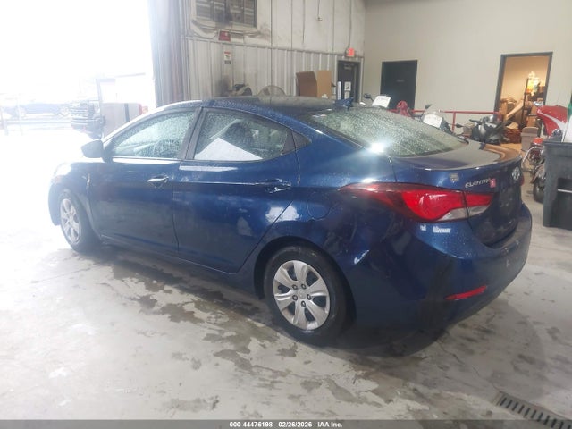 2016 Hyundai Elantra Se მანქანა იყიდება აუქციონზე, vin: 5NPDH4AE8GH702060, აუქციონის ნომერი: 44476198