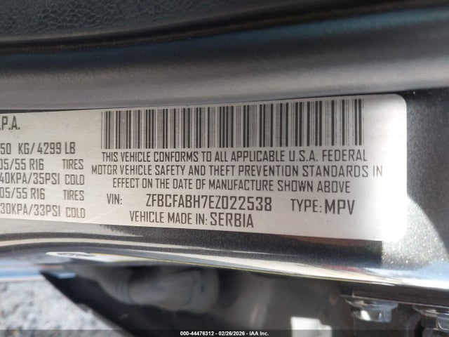 2014 FIAT 500L ZFBCFABH7EZ022538 Photo 8