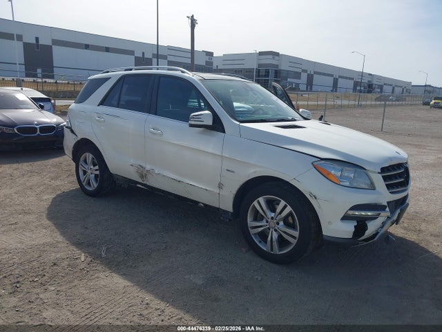 44476339 :رقم المزاد ، 4JGDA5HB2CA059546 vin ، 2012 Mercedes-benz Ml 350 4matic مزاد بيع