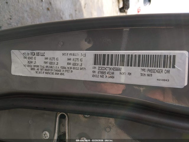 2019 DODGE CHARGER 2C3CDXCT3KH656602 Photo 8