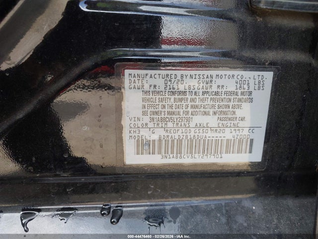 2020 NISSAN SENTRA 3N1AB8CV5LY297901 Photo 8