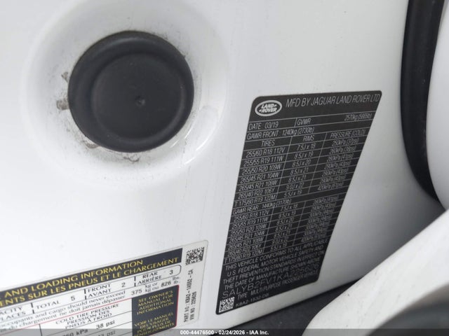 2019 LAND ROVER RANGE ROVER VELAR SALYB2FV1KA225626 Photo 8