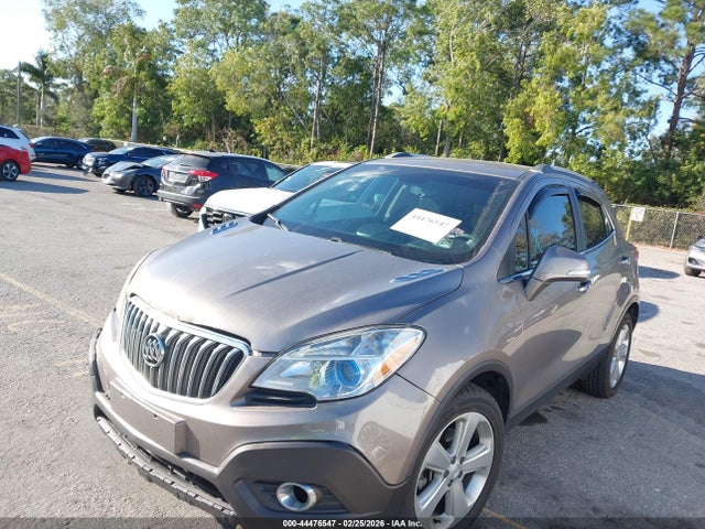 2015 Buick Encore მანქანა იყიდება აუქციონზე, vin: KL4CJASBXFB056498, აუქციონის ნომერი: 44476547
