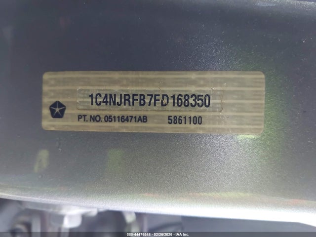 1C4NJRFB7FD168350 Jeep Patriot High Altitude Edition