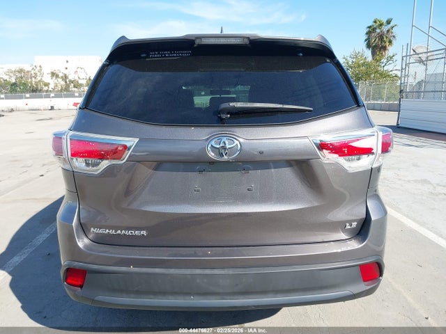 5TDZKRFH7GS186128 Toyota Highlander Le Plus V6