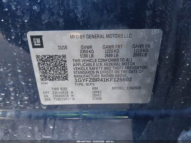 2019 CADILLAC XT4 1GYFZBR41KF125603 Photo 8