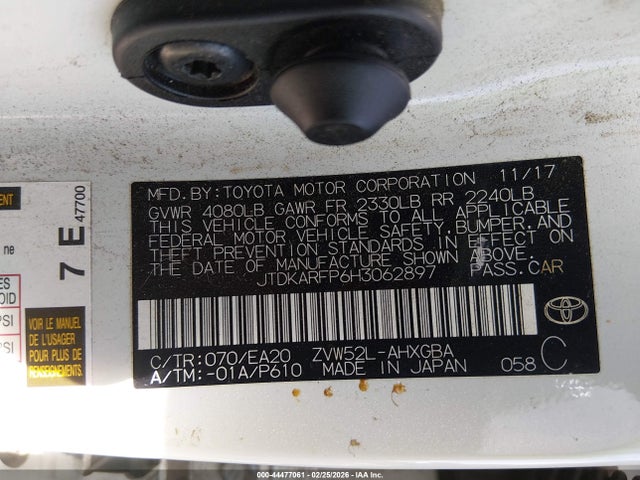 Toyota Prius Prime Premium 2017 JTDKARFP6H3062897 Image 9