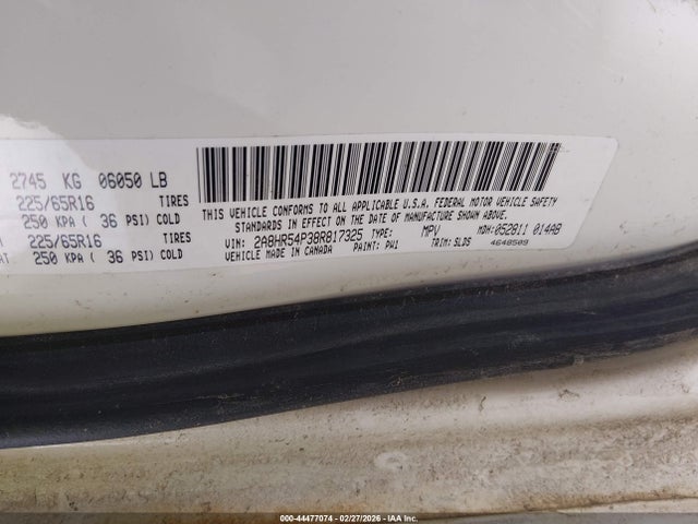 2008 CHRYSLER TOWN & COUNTRY 2A8HR54P38R817325 Photo 8