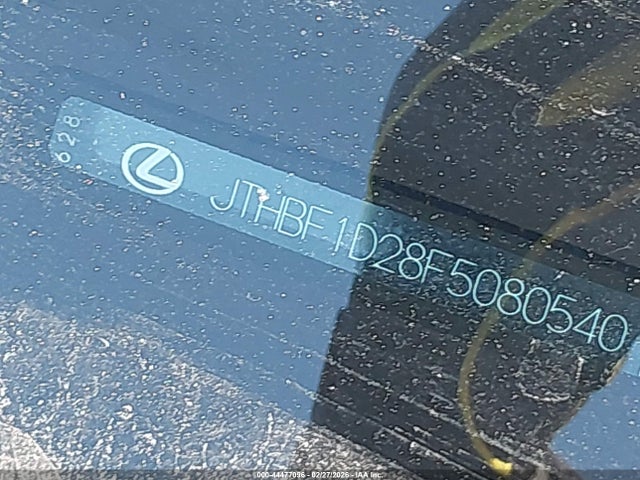 2015 Lexus Is 250 მანქანა იყიდება აუქციონზე, vin: JTHBF1D28F5080540, აუქციონის ნომერი: 44477096