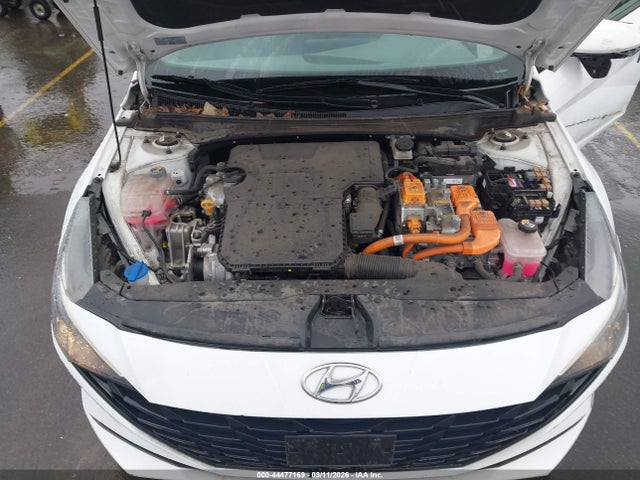 44477169 :رقم المزاد ، KMHLM4AJ1PU045981 vin ، 2023 Hyundai Elantra Hybrid Blue مزاد بيع