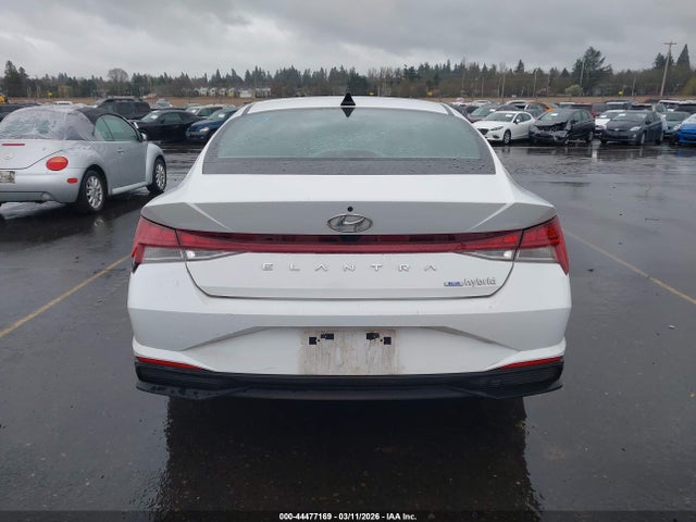 44477169 :رقم المزاد ، KMHLM4AJ1PU045981 vin ، 2023 Hyundai Elantra Hybrid Blue مزاد بيع