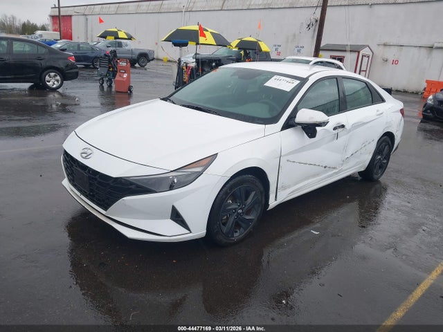 44477169 :رقم المزاد ، KMHLM4AJ1PU045981 vin ، 2023 Hyundai Elantra Hybrid Blue مزاد بيع