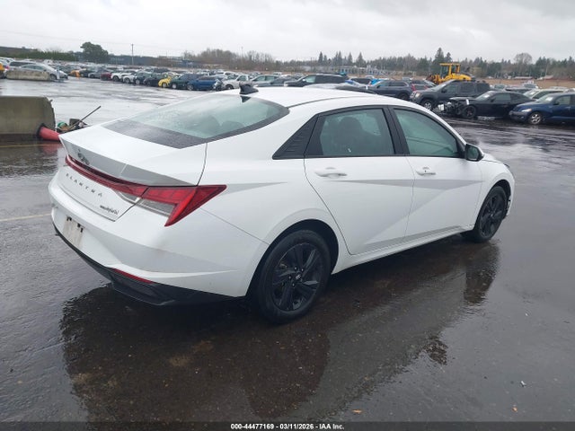 44477169 :رقم المزاد ، KMHLM4AJ1PU045981 vin ، 2023 Hyundai Elantra Hybrid Blue مزاد بيع