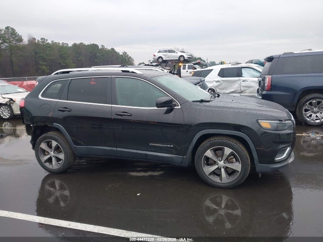2019 Jeep Cherokee Limited Fwd მანქანა იყიდება აუქციონზე, vin: 1C4PJLDB5KD340734, აუქციონის ნომერი: 44477220