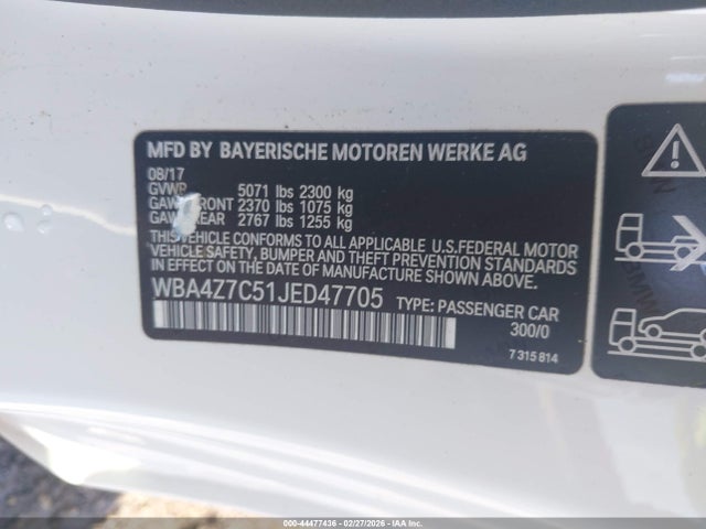 2018 BMW 440I WBA4Z7C51JED47705 Photo 8