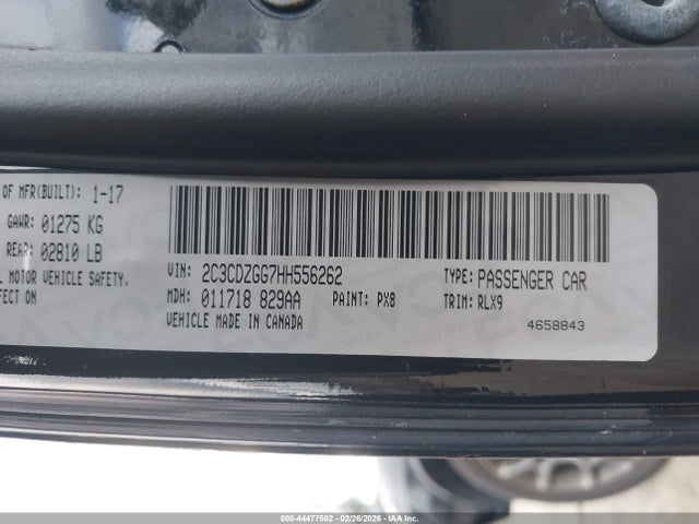 Dodge Challenger Gt 2017 2C3CDZGG7HH556262 Image 9