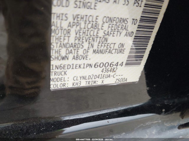 2023 NISSAN FRONTIER 1N6ED1EK1PN600644 Photo 8