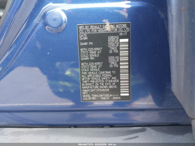 Nissan ROGUE SV 2018 KNMAT2MT7JP508258 Image 9