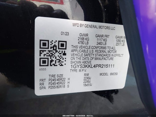 2023 CADILLAC ESCALADE ESV 1GYS3KKL4PR215111 Photo 8