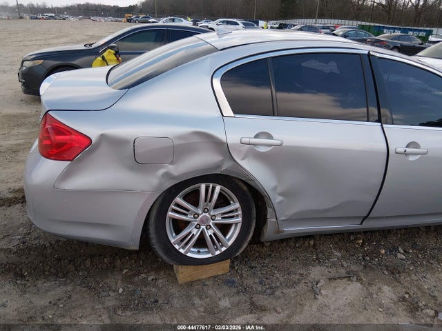 44477617 :رقم المزاد ، JN1DV6ARXBM452166 vin ، 2011 Infiniti G25x مزاد بيع