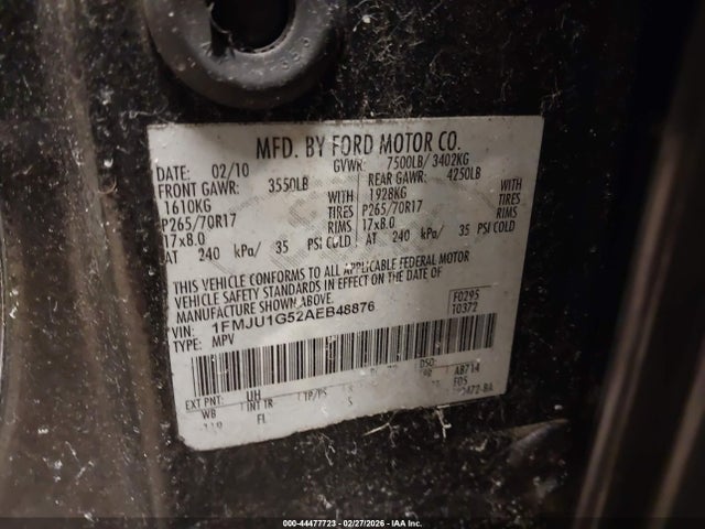 2010 FORD EXPEDITION 1FMJU1G52AEB48876 Photo 8