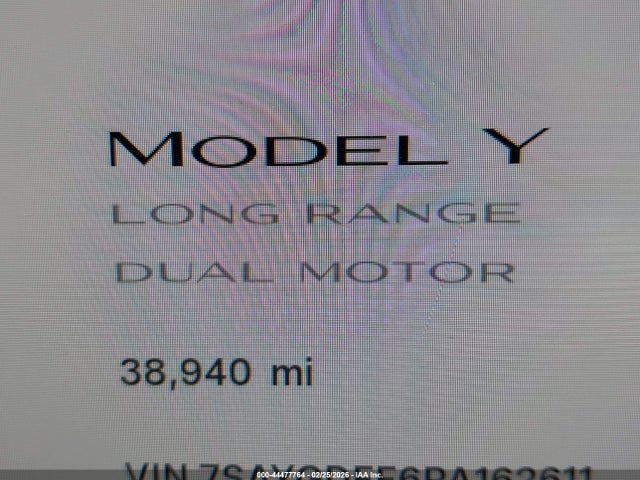 Aukcja sprzedaży 2023 Tesla Model Y Awd/long Range Dual Motor All-wheel Drive, vin: 7SAYGDEE6PA162611, numer aukcji: 44477764