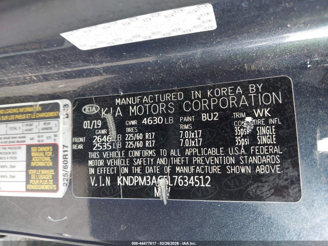 2020 KIA SPORTAGE KNDPM3AC5L7634512 Photo 8