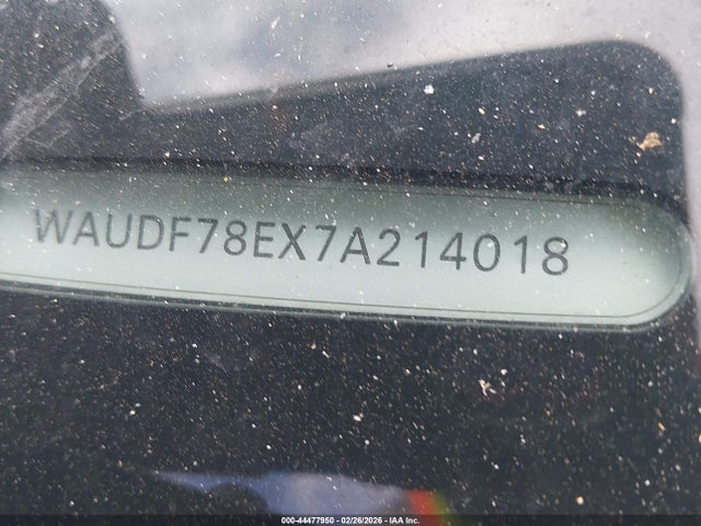 44477950 :رقم المزاد ، WAUDF78EX7A214018 vin ، 2007 Audi A4 2.0t مزاد بيع