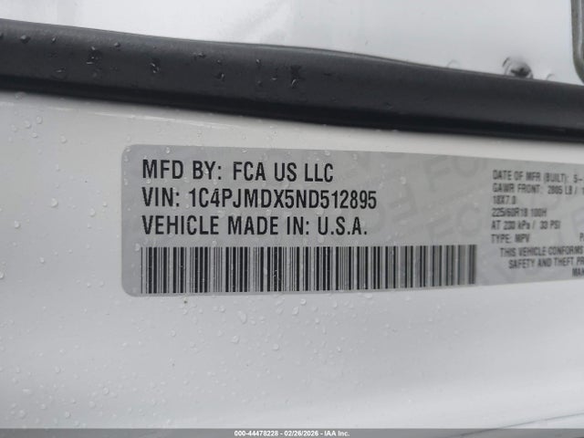 2022 JEEP CHEROKEE 1C4PJMDX5ND512895 Photo 8