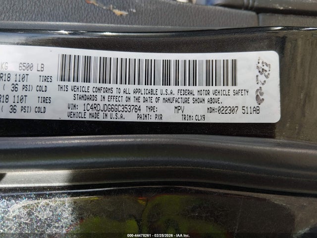 Dodge DURANGO LIMITED 2016 1C4RDJDG6GC353764 Image 9