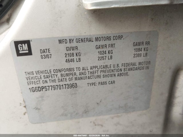 2007 CADILLAC CTS 1G6DP577970173963 Photo 8