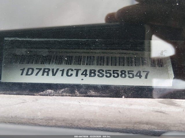 Продажа на аукционе авто 2011 Ram 1500 Laramie, vin: 1D7RV1CT4BS558547, номер лота: 44478536