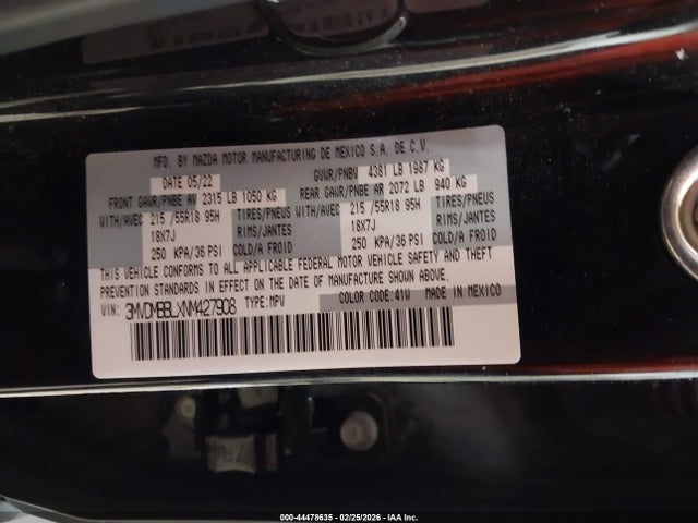 2022 MAZDA CX-30 3MVDMBBLXNM427908 Photo 8