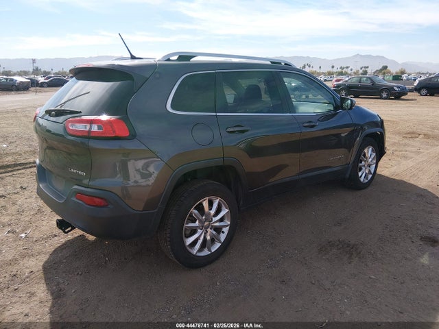 2015 Jeep Cherokee Limited მანქანა იყიდება აუქციონზე, vin: 1C4PJMDB9FW552536, აუქციონის ნომერი: 44478741