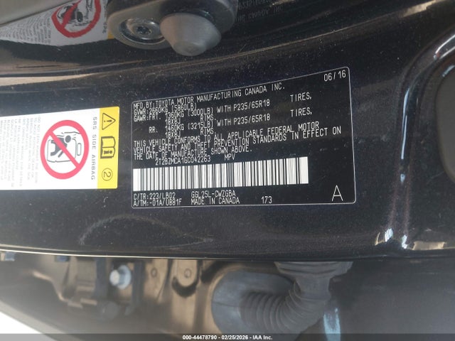2016 Lexus Rx 350 მანქანა იყიდება აუქციონზე, vin: 2T2BZMCA1GC042263, აუქციონის ნომერი: 44478790