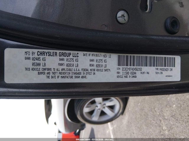 2013 DODGE CHALLENGER 2C3CDYBT4DH562352 Photo 8