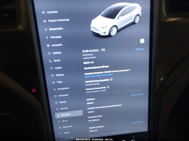 Aukcja sprzedaży 2019 Tesla Model X P100d/performance, vin: 5YJXCBE4XKF197499, numer aukcji: 44479076